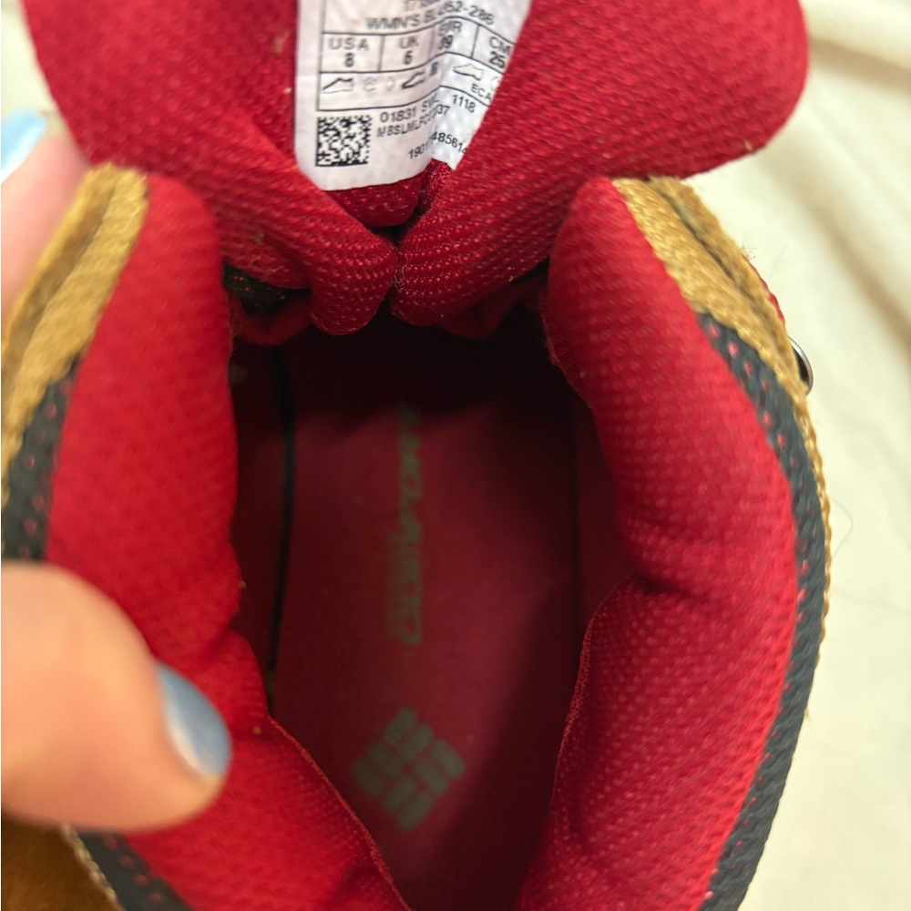 Columbia Red and Tan Hiking Boots 🥾 - Picture 4 of 4